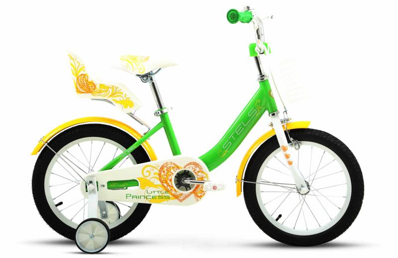 Велосипед STELS Little Princess KC 16" (9.8 2024 Салатовый ) Велосипед STELS Little Princess KC 16" (9.8 2024 Салатовый )