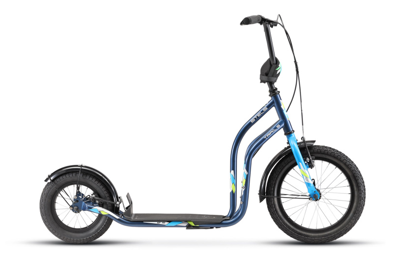 Самокат STELS Trail-5 16"/12" V010 (Синий)